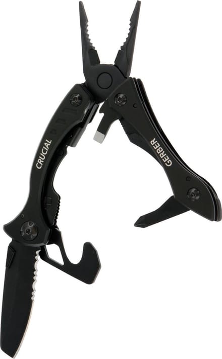 Gerber Crucial with strap cutter
