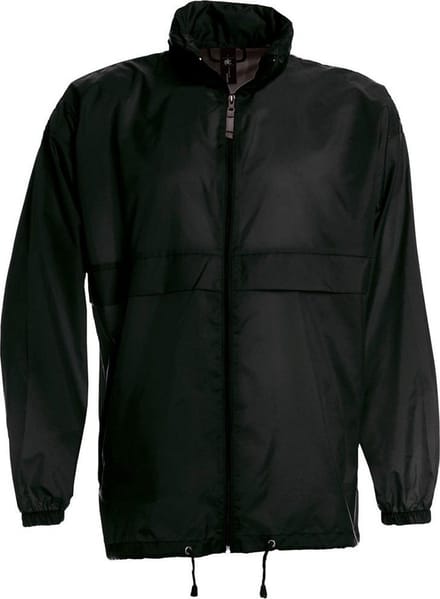B&C Sirocco Heren Lichte Jas / Heren Jassen (Zwart)