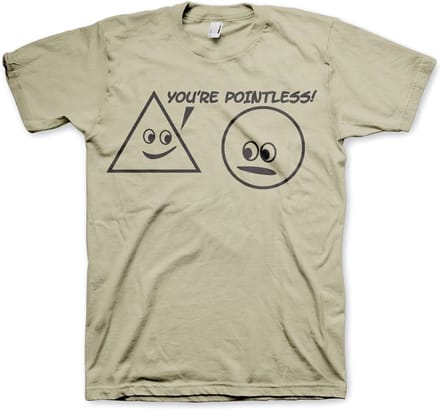 Hybris You're Pointless T-shirt kaki