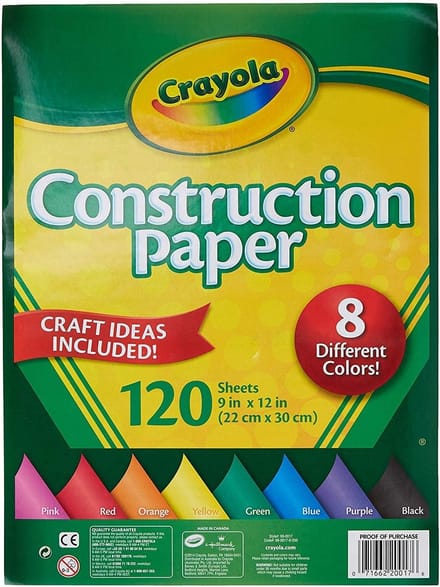 Groot Pak Knutselpapier in 8 Verschillende Kleuren - 120 Vellen