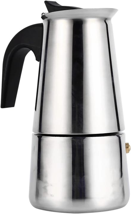 Draagbare RVS Moka Pot voor Italiaanse Espresso - 2/4/6/9 Kopjes