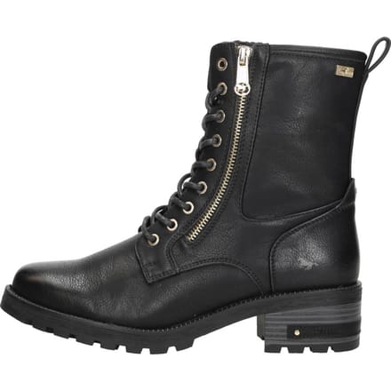 Mustang dames veterboot - Zwart - Maat 42