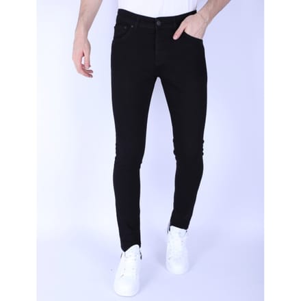 Nette Heren Spijkerbroek Slim-Fit met Stretch -1091- Zwart