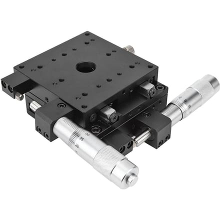 XY Micrometer Manual FinE tuning Cross Roller Precision Linear Stages 80*80*40mm