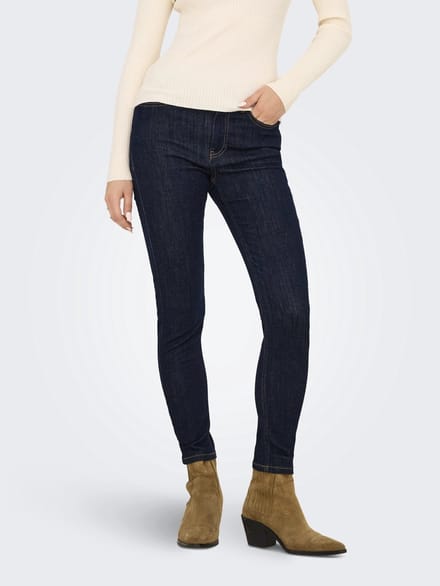 JDY - JDYFINA MW SK ANKLE JNS RINSEWA DNM NOOS - Dames - Jeans