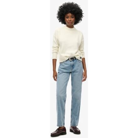 Superdry - Rechte jeans met middelhoge taille - Dames - Jeans