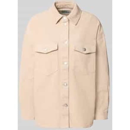 Loose fit hemdjack van pure katoen model 'TIGGY'