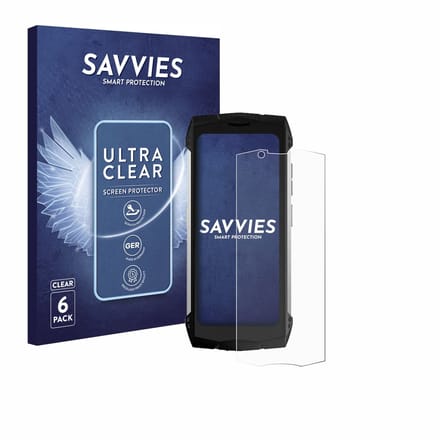 Savvies - Screenprotector voor Doogee S Mini - Folie Beschermfolie transparant 6 Stuks