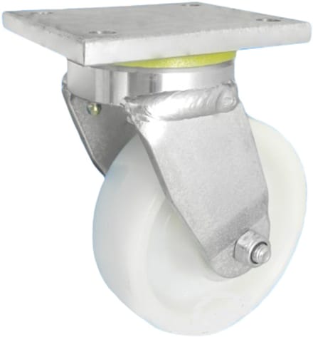 Zwaar belastbaar zwenkwiel polyamide 100mm, 400kg draagvermogen