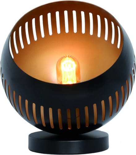 Freelight Tafellamp Globo Zwart - Goud Ø 24cm E27