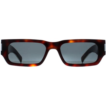 Saint Laurent Rechthoekige Heren Havana Crystal Zwart SL660