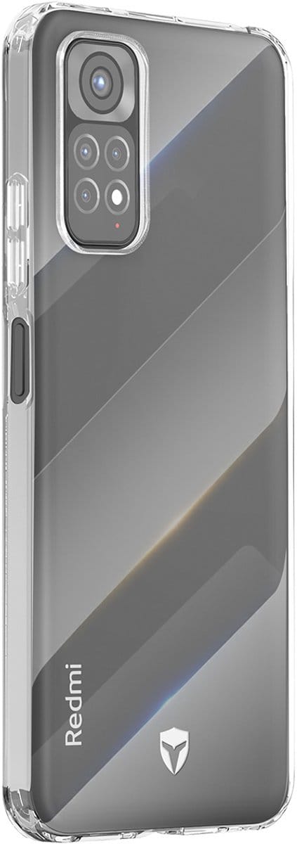 Force Case, Hoesje geschikt voor Xiaomi Redmi Note 11 4G - PURE Versterkt, Transparant
