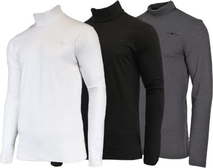 3-Pack Campri - Skipully - Wintersportpully - Heren - White/Black/Charcoal-marl (401) - maat M