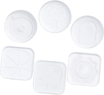Deurstopper Set - Muur Beschermers - Kastdeuren Dempen - Verdikt Siliconen - 6 Stuks - Transparant