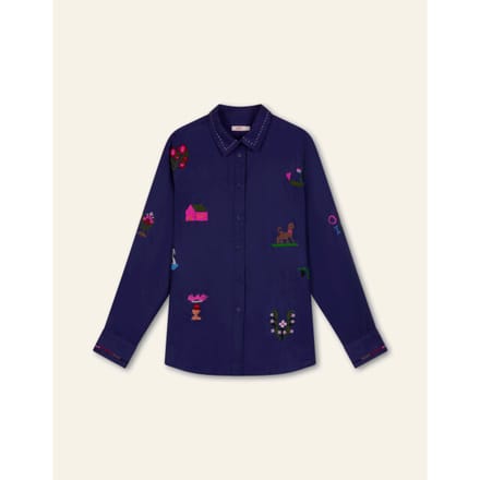 Oilily Boomka Blouse- maat40 Patriot Blauw