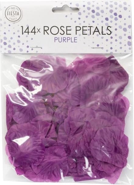 288 paarse rozenblaadjes