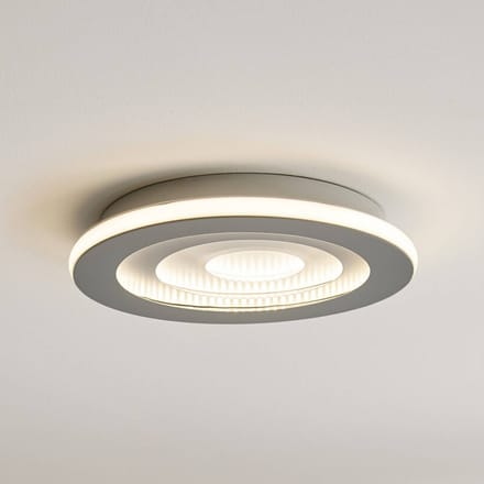 OSRAM LED plafondlamp ORBIS SPIRAL, Ø 37 cm, grijs, clickdim