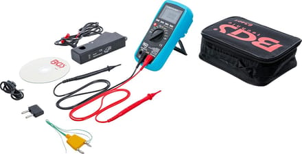 Digitale multimeter met USB-aansluiting en automatische bereikselectie