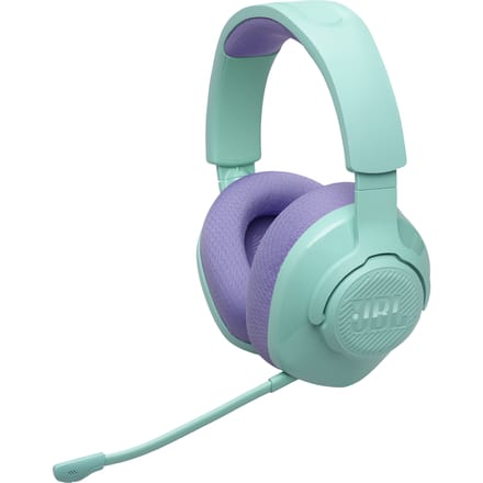 JBL Quantum 360 - Draadloze Gaming Headset - Over-ear - Surround Sound - Afneembare Microfoon - Blauw