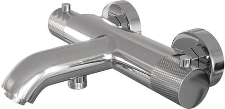 Brauer Chrome Carving - Opbouw Baddouche Thermostaatkraan - Chroom