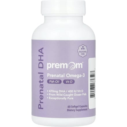 Premom, DHA pour femmes enceintes, 60 capsules molles