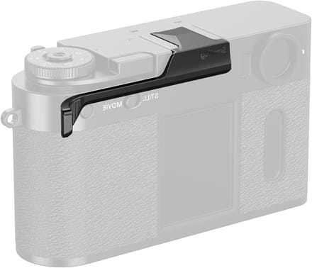 Half Thumb Grip voor FUJIFILM Camera, Antislip Ontwerp met Ingebouwde Siliconen Pads, Zwart - 5222