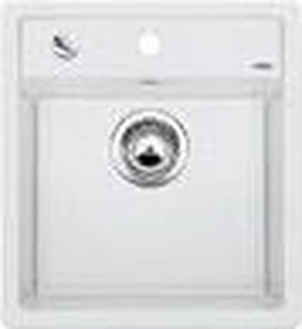 Spoelbak Blanco Dalago opbouw wit. 517160. Draaiknopbediening.