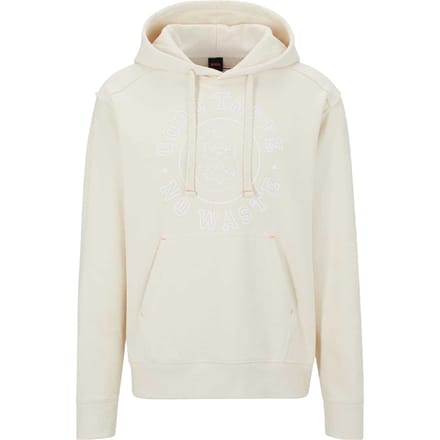 Boss Heren Graphic Raglan Sport Hoodie (Wit)