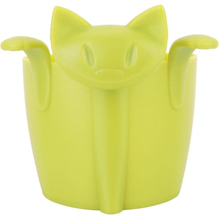 Thuis Kantoor Schattige Kat Vorm Silicone Thee Infuser Thee Zeef Filter Thee Set Accessoire Groen groen