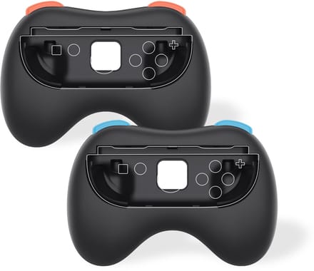 Freaks and Geeks - Joy-Con Controller Grips - Geschikt voor Nintendo Switch 2 - Ergonomisch - Zwart