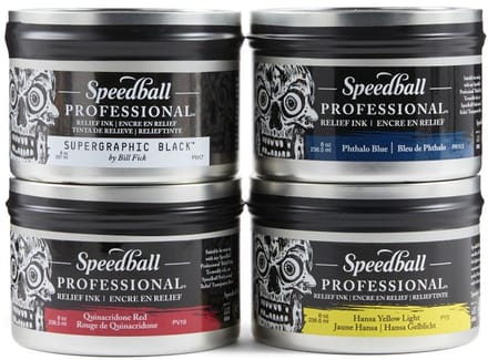 Speedball Professional relief ink set
