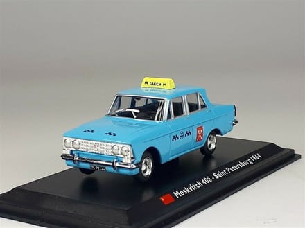 Atlas - Moskvitch 408 Moscow taxi - 1964 - 1:43