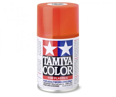 Tamiya Hobbyverf Acrylverf - TS-36 Fluorescent Red - Gloss - Acryl Spray - Verf spuitbus - 100 ml