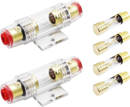 Waterdichte zekeringhouder 4-8 AWG 2x 30A/80A AGU auto audio alarm versterker compressoren