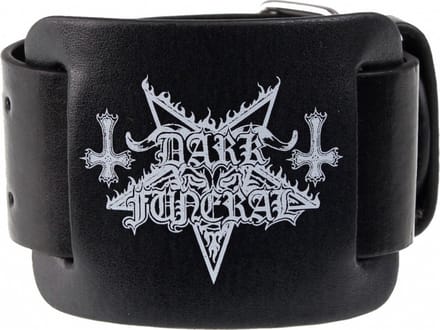 Dark Funeral - Logo - Leren Polsband
