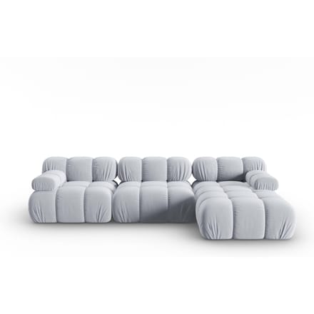 Modulaire-4-zitshoekbank Tropea rechts velvet | Milo Casa
