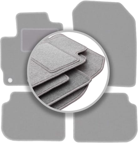 Grijze automatten voor: Mitsubishi Colt VII hatchback (2008-2012)