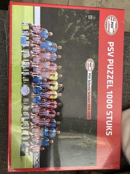 Voetbal PSV Puzzel 1000 stukjes - Selectie 2018-2019