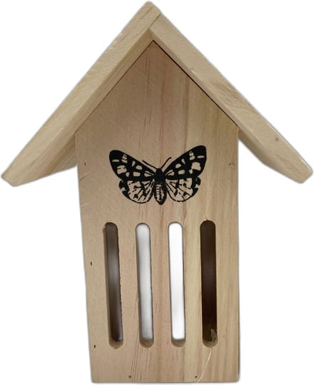 Vlinderkast - Hout - 17 x 12 x 23 cm