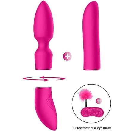 Switch by Shots - Pleasure Kit #4 - Vibrator with Different Attachments