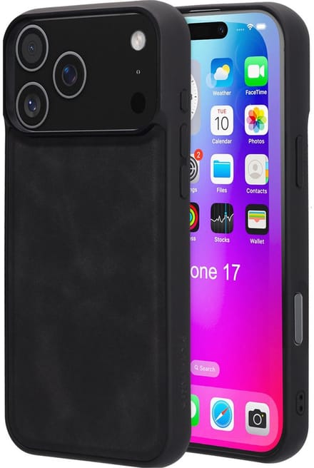 Mobiparts Classic Backcover geschikt voor Apple iPhone 17 Pro Max Graphite - Zwart - MagSafe
