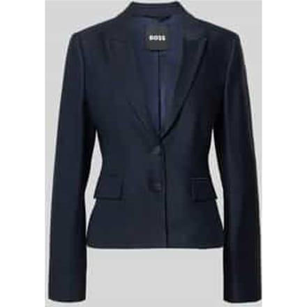 Slim fit korte blazer van mix van viscose en lyocell model 'Jia18'
