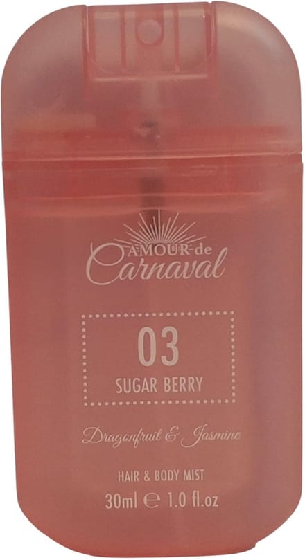 Amour de Carnaval 03 Sugar Berry Hair & Body Mist – Dragonfruit & Jasmine – 30 ml