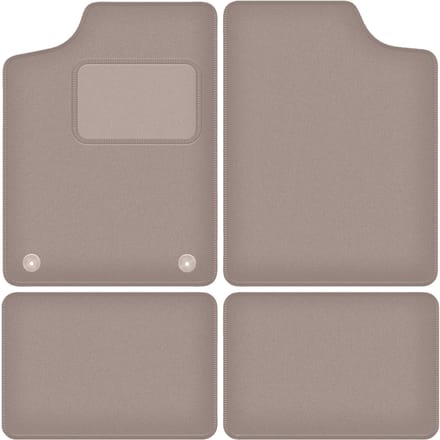 Beige veloursmatten voor: Citroen AX hatchback (1986-1998)