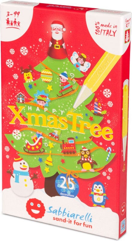 Sabbiarelli zandschilderen set kerstversieringen - creatief speelgoed.