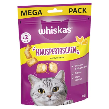 180 g Temptations Kip & Kaas Whiskas Kattensnacks