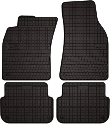Wielganizator SolidPRO Serie - Auto Vloermatten - Audi A6 C6 - Antraciet - Exacte Pasvorm