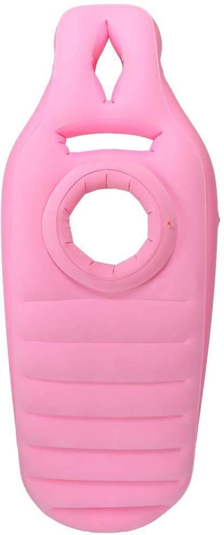 Opblaasbaar zwangerschapskussen - Verlicht rugpijn - Multifunctioneel-roze-Belle's product