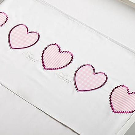 Briljant Baby Ledikant Laken Heart - 100x150 cm