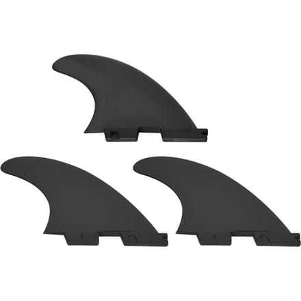 3PCSSet FCS2 G5 Nylon Plastic Zwart Professionele Surfboard Staartvin Flexibel Surfen black